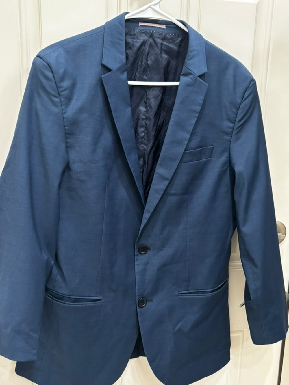 River Island Teal-Blue Two-Button Blazer